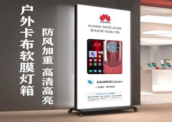 双峰户外防水灯箱的应用特点及适用范围。
