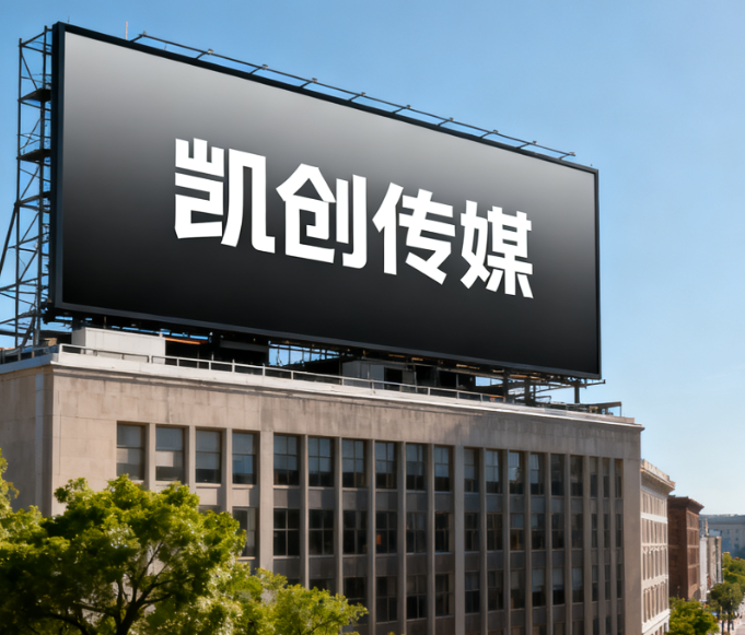 双峰户外广告牌的设计与制作