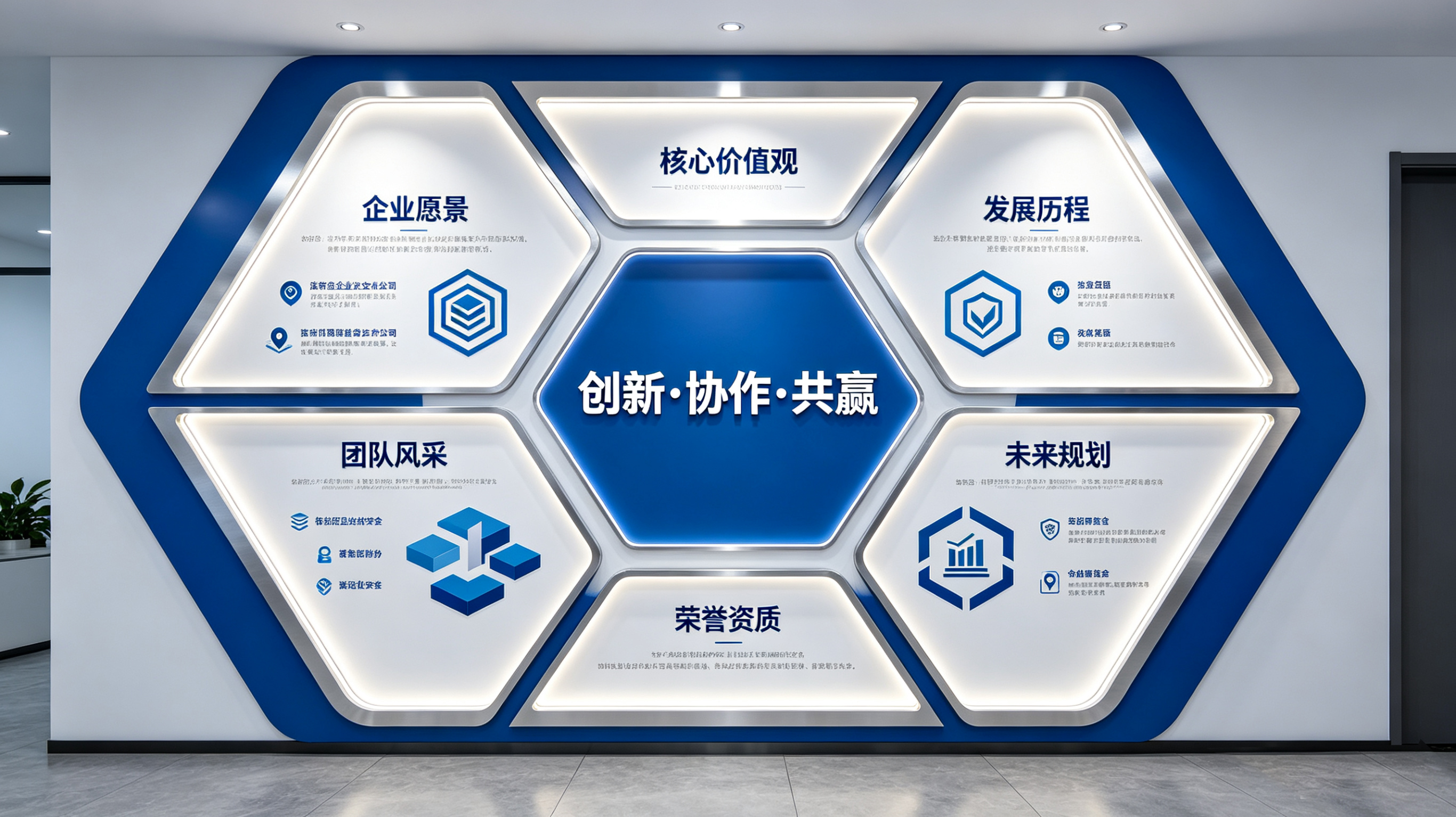 双峰企业文化墙六边形避坑指南（新手常犯5个错误）